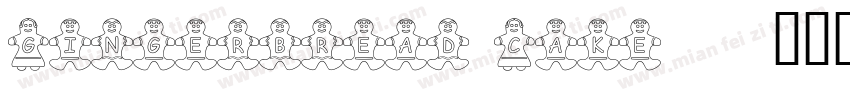 Gingerbread Cake字体转换